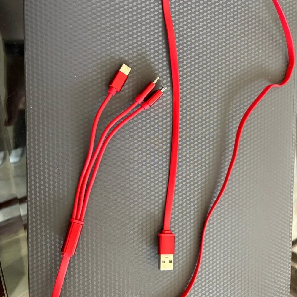 Universal Red Charging Cable